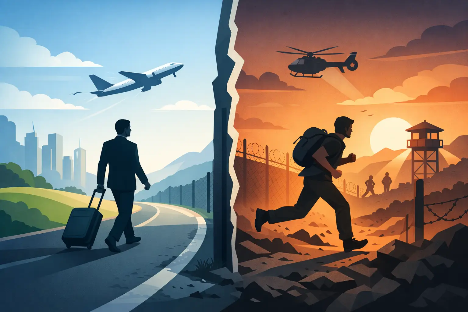 Emigrace versus útěk - kde je skutečná hranice?